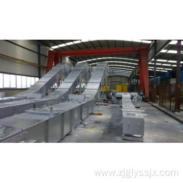 Mechanical chain type scraper conveyor